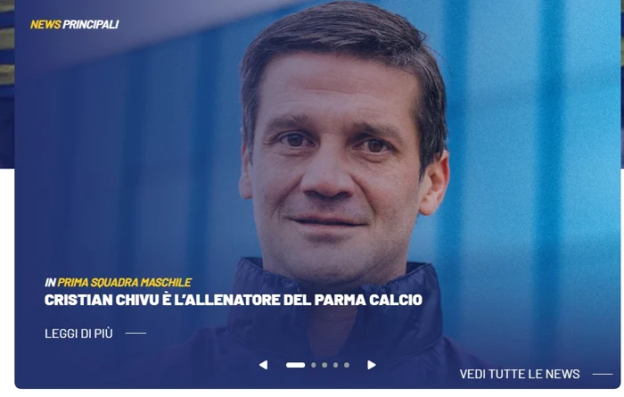 Chivu, prezentat la Parma FOTO site oficial Parma