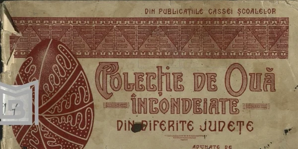 Vechi modele de ouă încondeiate din regatul României la Biblioteca Muzeului Municipiului Bucureşti Foto Adevărul