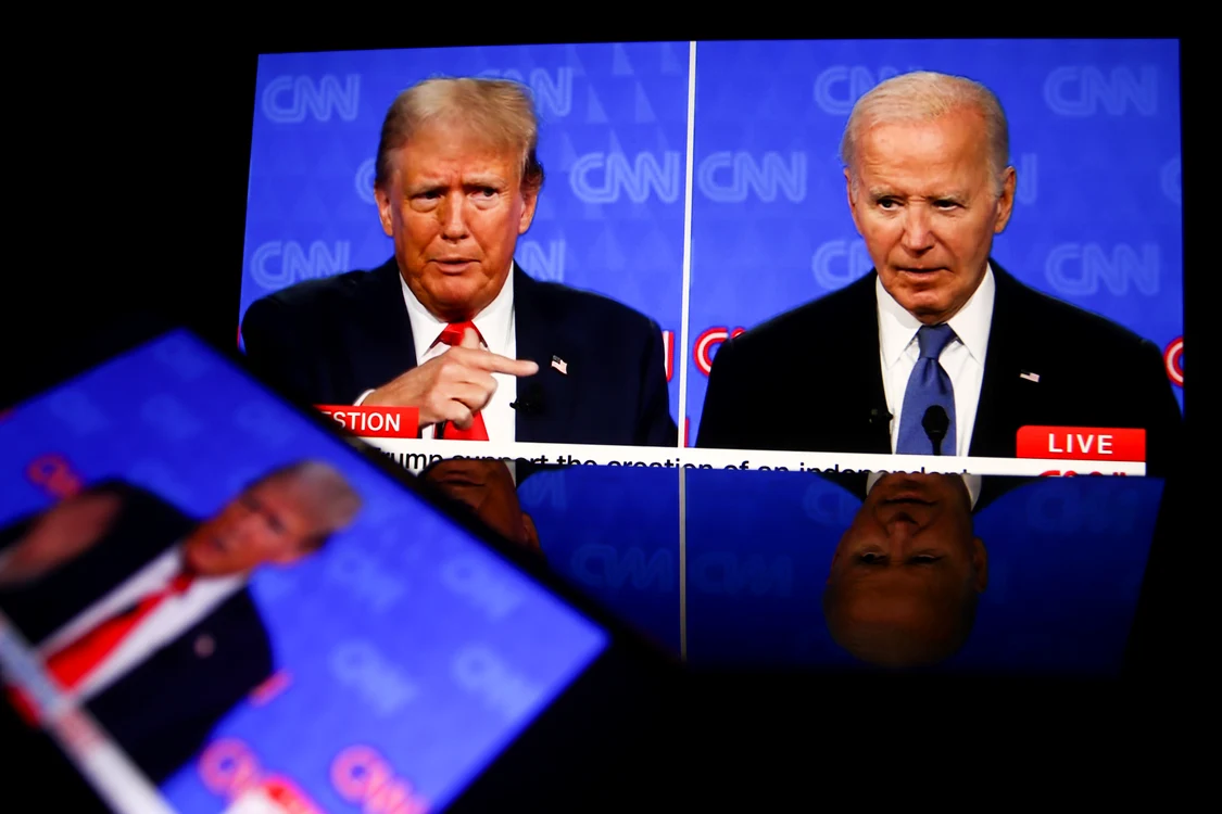 Trump și Biden s-au acuzat reciproc de eșec în prima lor dezbatere electorală FOTO PROFIMEDIA
