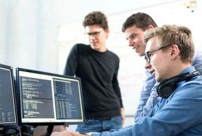 Echipa IT colegi afacere computer business FOTO Shutterstock