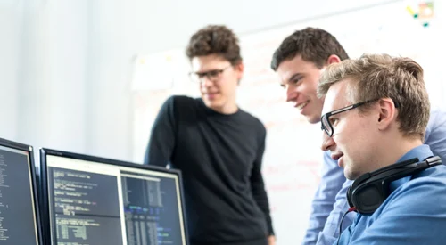 Echipa IT colegi afacere computer business FOTO Shutterstock