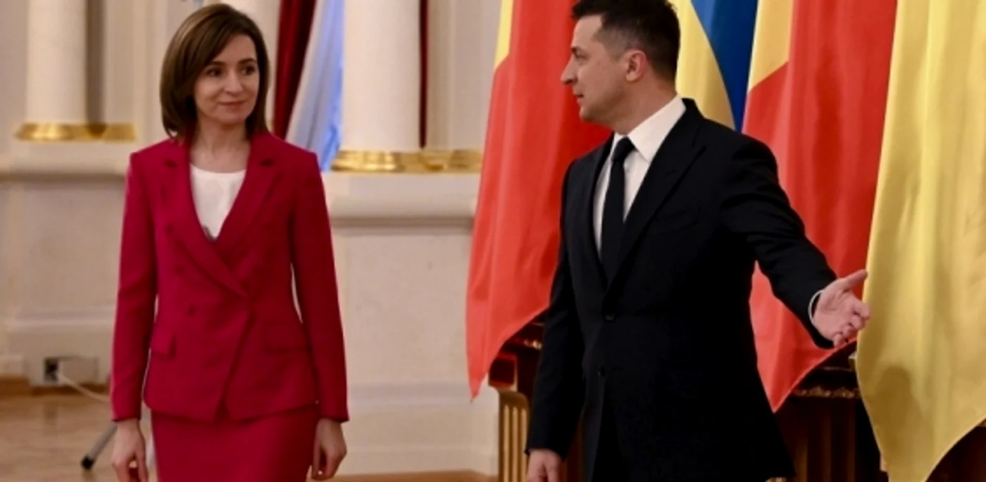 Maia Sandu si Volodimir Zelenski presedinte.md