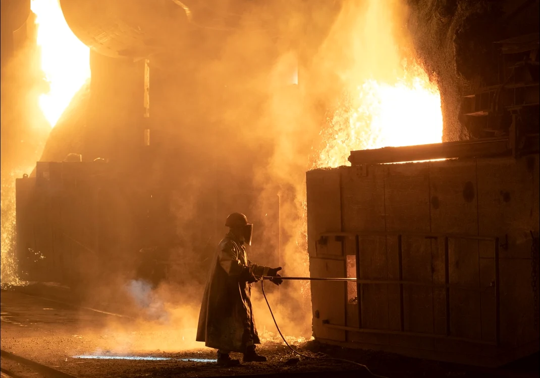 Liberty Galați anunță că a fost repornit Furnalul nr. 5 FOTO: LIBERTY