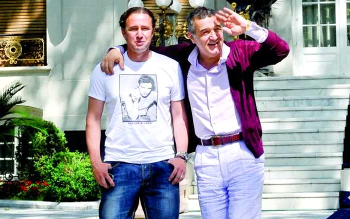 Laurenţiu Reghecampf şi Gigi Becali