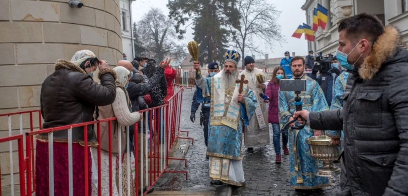 Slujba de Bobotează de la Mitropolia Moldovei şi Bucovinei  FOTO Andrei Luca