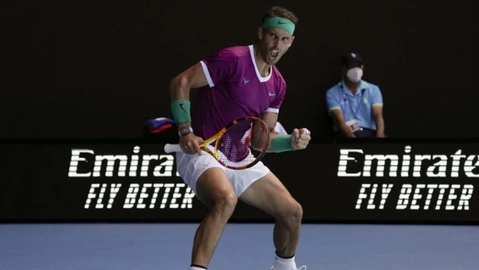 Bucuria lui Rafael Nadal la Melbourne
