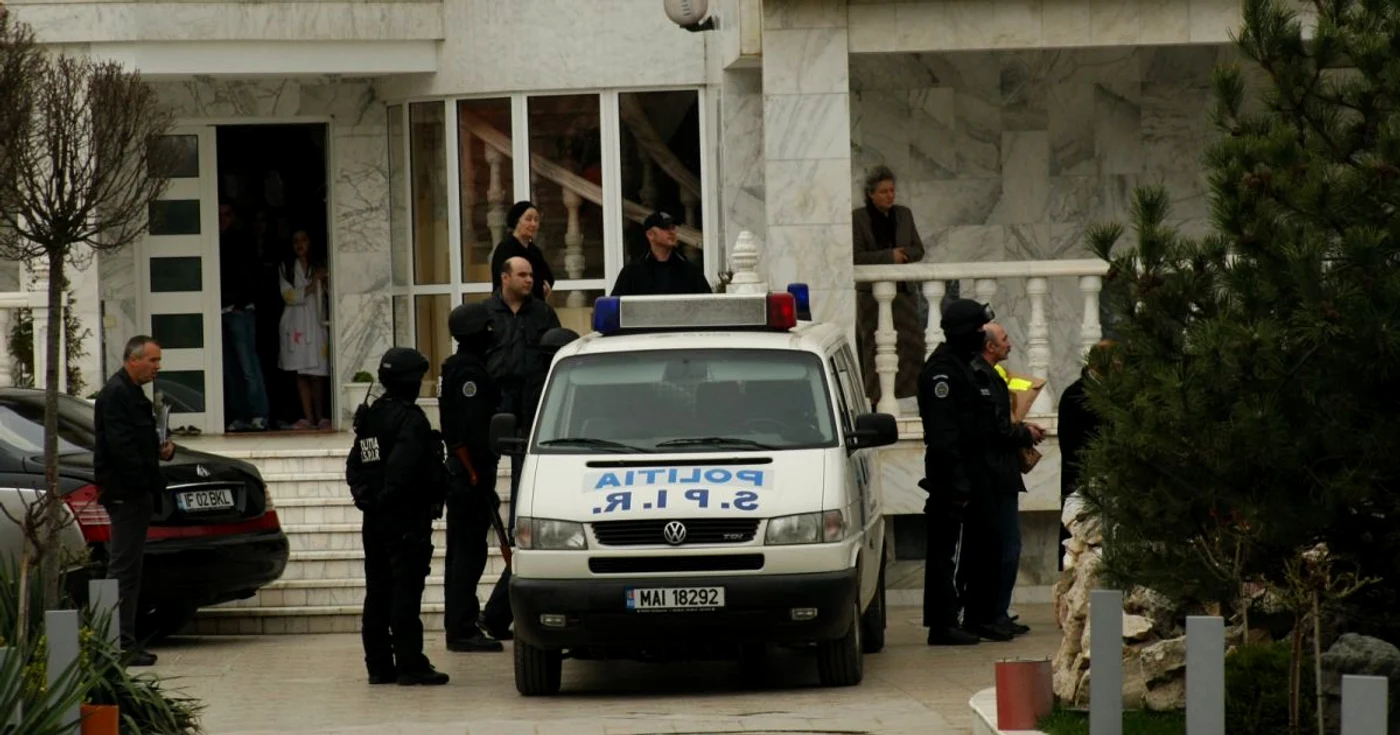 Poliţiştii au încercat să aplaneze conflictul (Foto arhivă Adevărul)