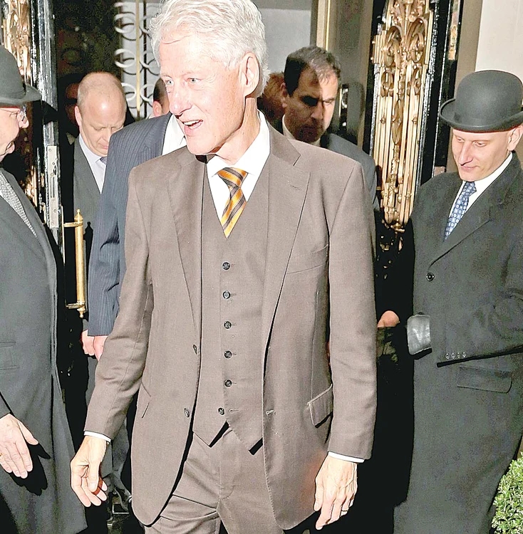 Fostul preşedinte american Bill Clinton a ajuns piele şi os