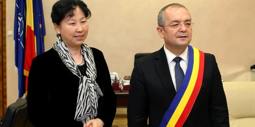 Ambasadoarea Chinei in vizita la Cluj