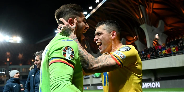 ”Tricolorii” au dat frâu bucuriei după calificarea la Euro. Foto frf.ro 