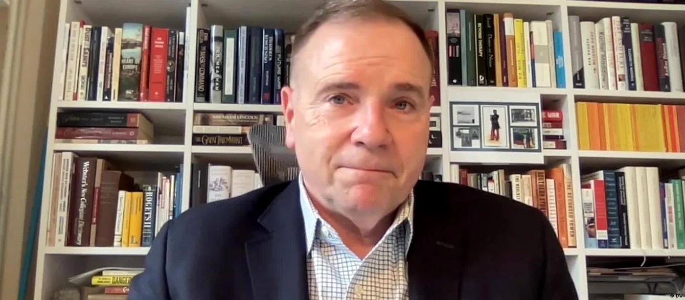 Fostul comandant al trupelor americane în Europa, Ben Hodges, în timpul interviului oferit DW