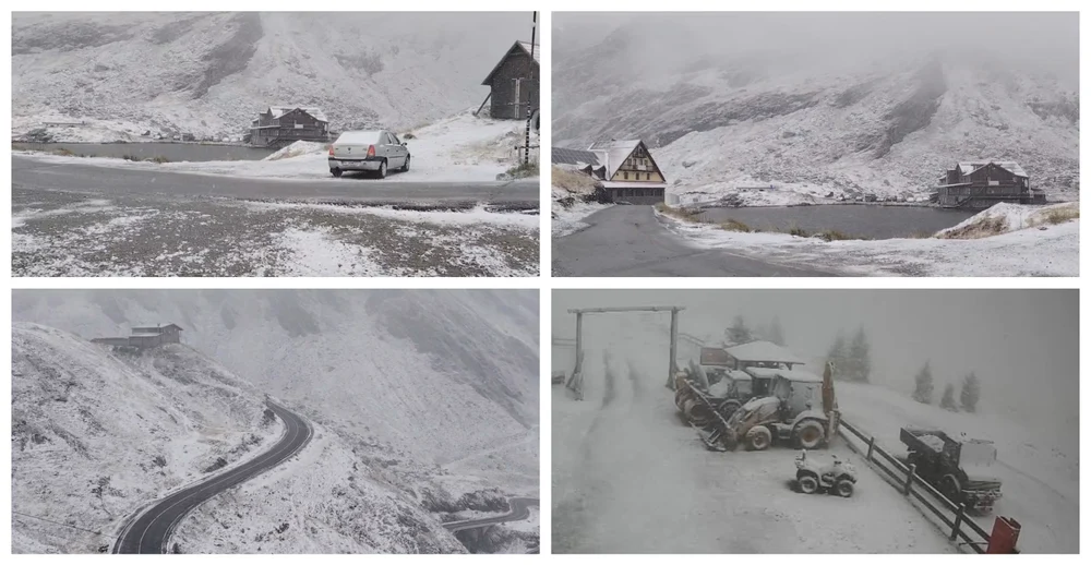 A nins pentru prima oară în acest sezon. ANM anunță temperaturi sub normalul perioadei în următoarele zile