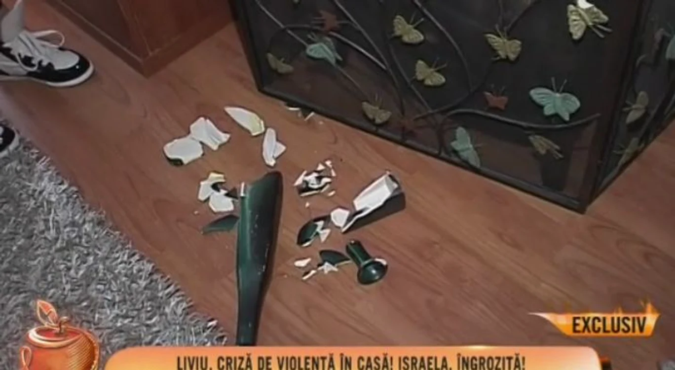 Liviu Arteni a spart o vază şi a plecat de acasă  