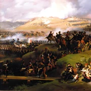 Pictură Bătălia de la Borodino cu armatei lui Napoleon în Rusia în 1812 Foto warfarehistorynetwork com jpg