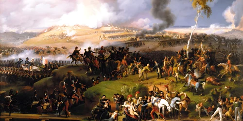 Pictură Bătălia de la Borodino cu armatei lui Napoleon în Rusia în 1812 Foto warfarehistorynetwork com jpg