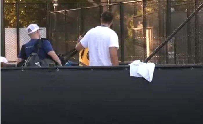 Ion Ion Țiriac o consolează pe Sorana Cîrstea (Captură Digi Sport)