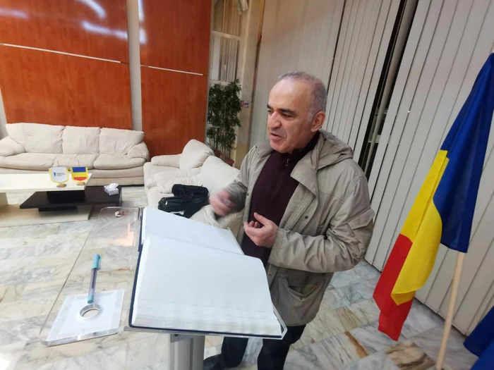 Kasparov a ajuns la Timișoara FOTO Ștefan Both