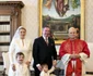 Marea Ducesă Stéphanie a Luxemburgului și Papa Leon la Vatican