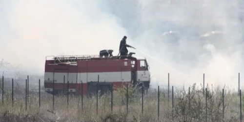 Incendiu în apropiere de aeroportul din Varna