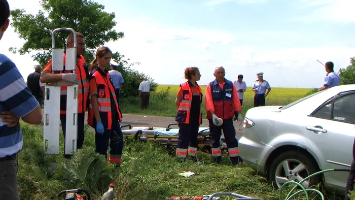 Trei persoane au fost ranite în urma accidentului FOTO: Arhivă