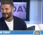 David Beckham, cu fața umflată la NBC. Captură TV