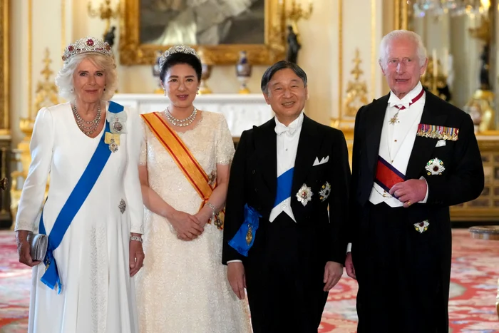 Regele Marii Britanii Charles al III lea, Împăratul Japoniei Naruhito, Împărăteasa Masako și Regina Marii Britanii Camilla, Profimedia (3) jpg