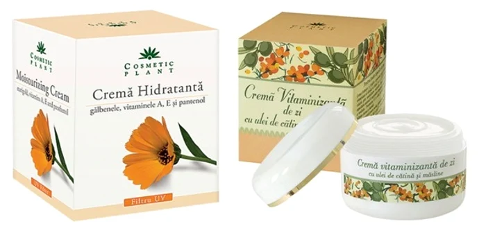 Creme hidratante cu gălbenele, vitamine şi pantenol de la Cosmetic Plant