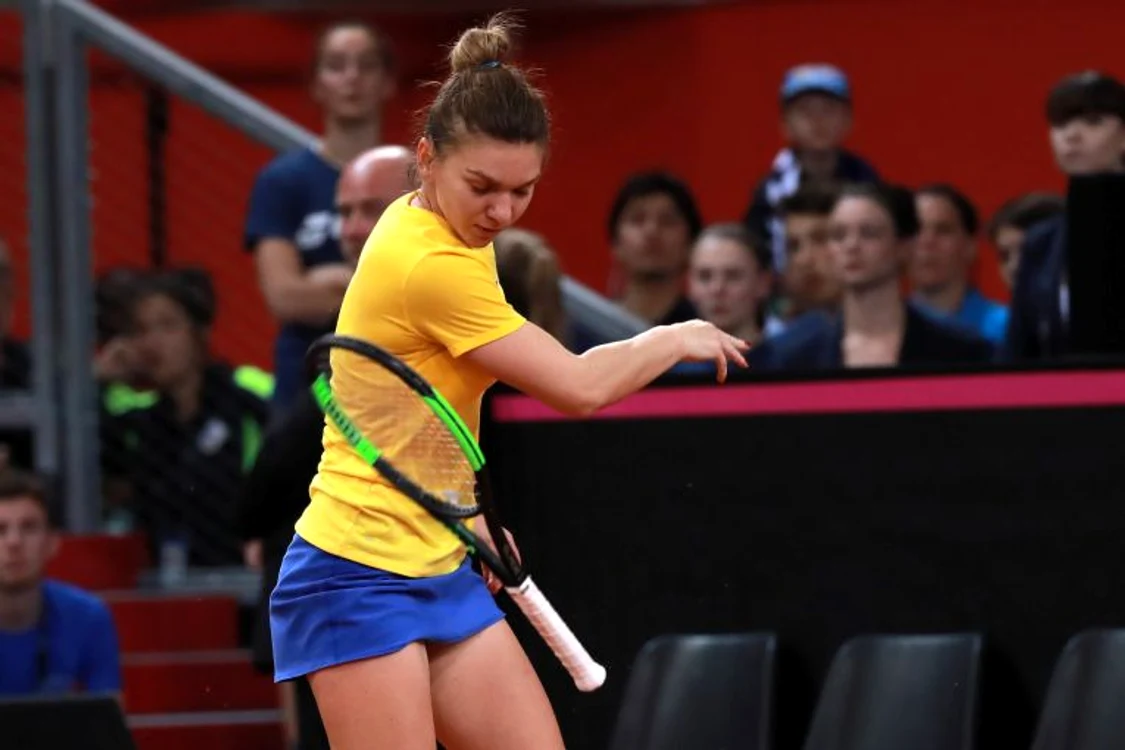 
    Simona Halep a avut motive de supărare după semifinala Fed CupFOTO: Sportpictures.eu  