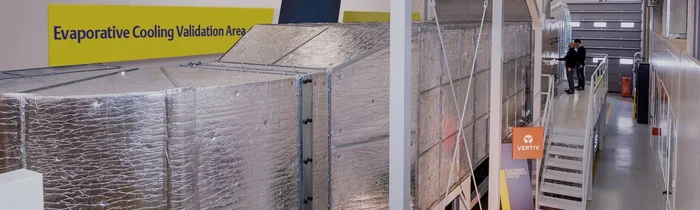 Sala de testare Vertiv de lângă Tognana, Italia. FOTO Vertiv