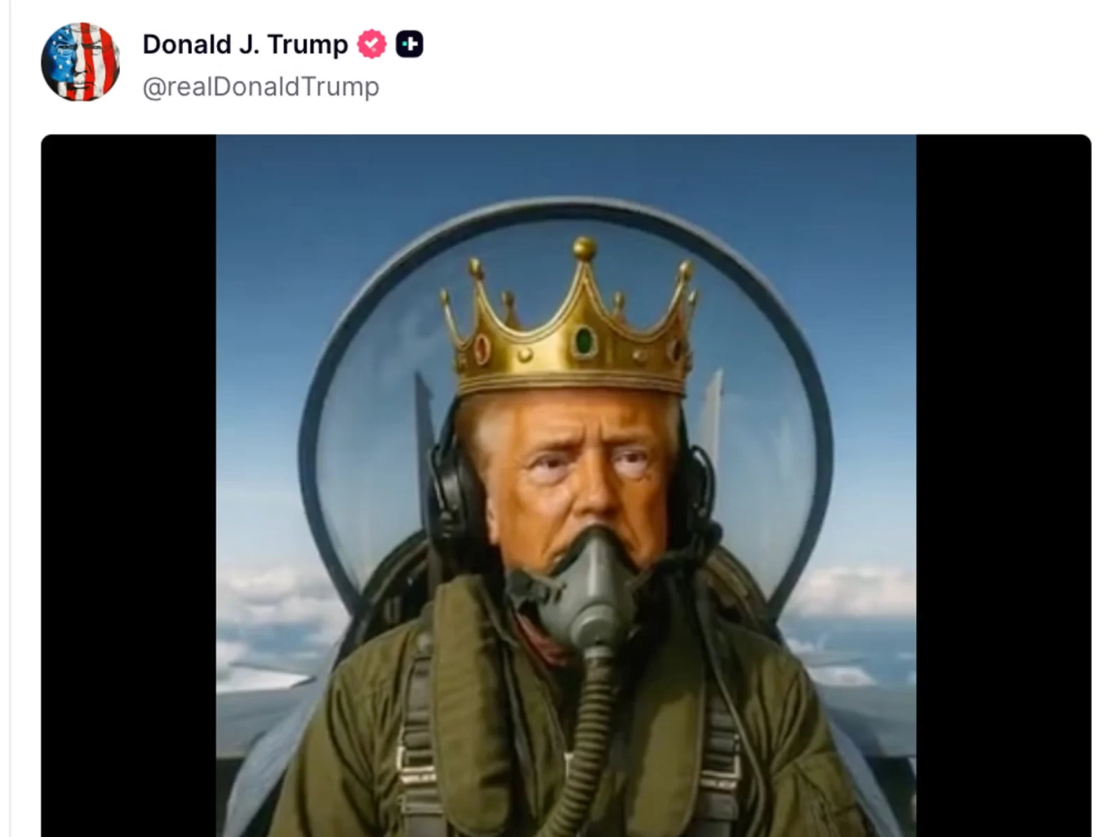 Reacția bizară a lui Trump la protestele care-l vizează: împroașcă protestatarii cu un lichid maro, într-un clip generat cu AI