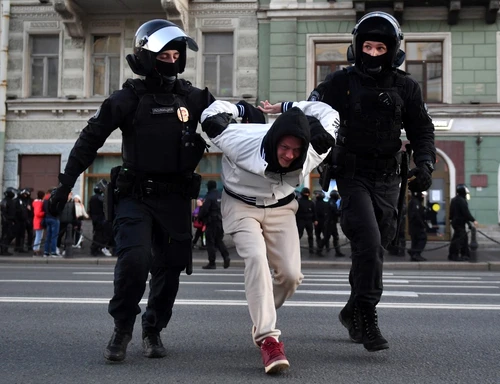 Rușii au protestat față de mobilizarea pentru război FOTO: AFP (arhivă)