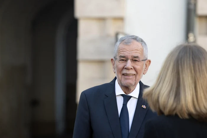 Preşedintele austriac Alexander Van der Bellen FOTO EPA-EFE