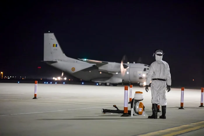 Avion romani repatriati coronavirus