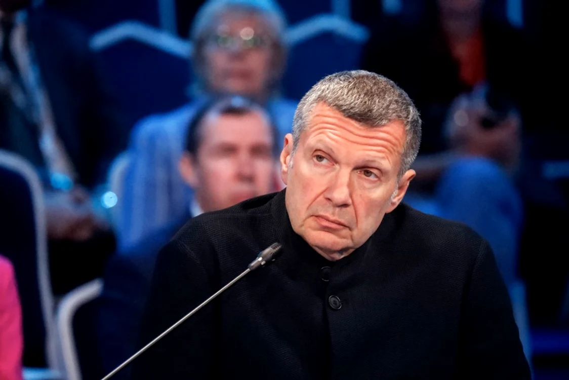 Moderatorul TV Vladimir Soloviov susține ambițiile expansioniste ale Rusiei FOTO EPA-EFE