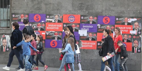Alegeri prezidenţiale în Georgia FOTO EPA-EFE/ZURAB KURTSIKIDZE