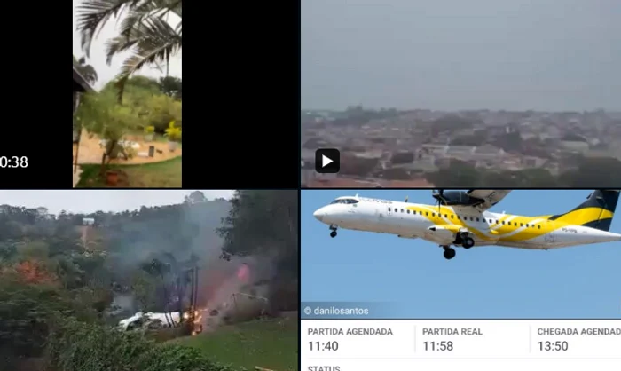 Avion prabușit în Brazilia  FOTO X png