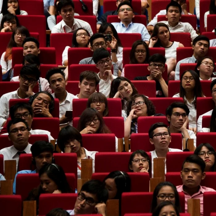 Barack Obama sustine un discurs pentru democratie in Vietnam FOTO AFP