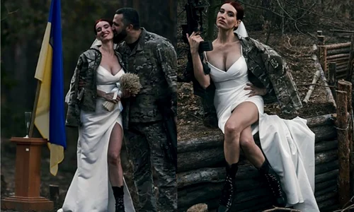 mireasa din Kiev, Ioana D'Arc a Ucrainei s a măritat colaj  sursa   Instagram jpg
