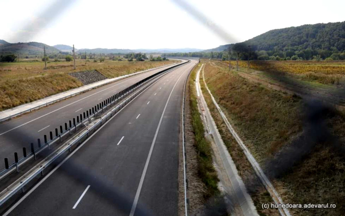 AUtostrada Lugoj - Deva. Lotul 3. FOTO: Daniel Guţă.