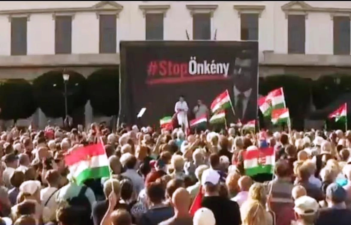 Susținătorii lui Viktor Orban au ieșit în stradă