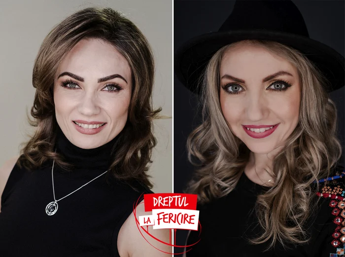 Violeta Dumitrescu şi Florina Oneţiu sunt gazdele emisiunii "Dreptul la fericire"Foto: Intact