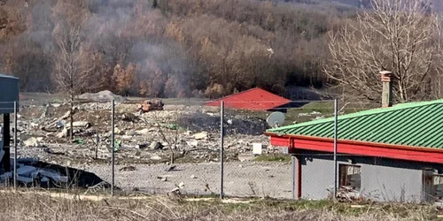 explozie la o fabrică de dinamită Eltek