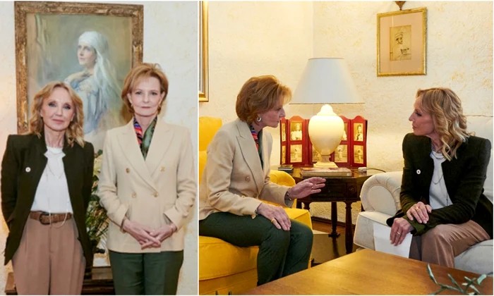 Camelia Șucu și Majestatea Sa Margareta la Palatul Elisabeta   Casa Majestății Sale jpg