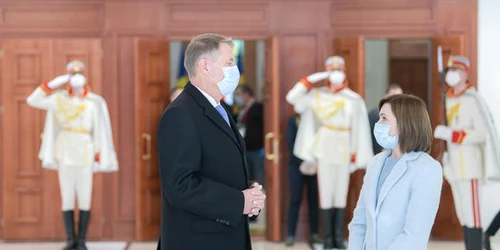 Klaus Iohannis şi Maia Sandu la Chişinău