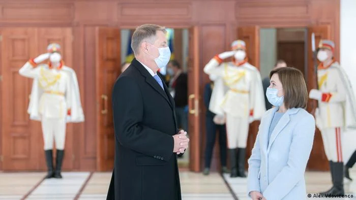 Klaus Iohannis şi Maia Sandu, la Chişinău