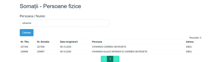 Soții Iohannis, pe lista datornicilor FOTO: captură Primăria Sibiu