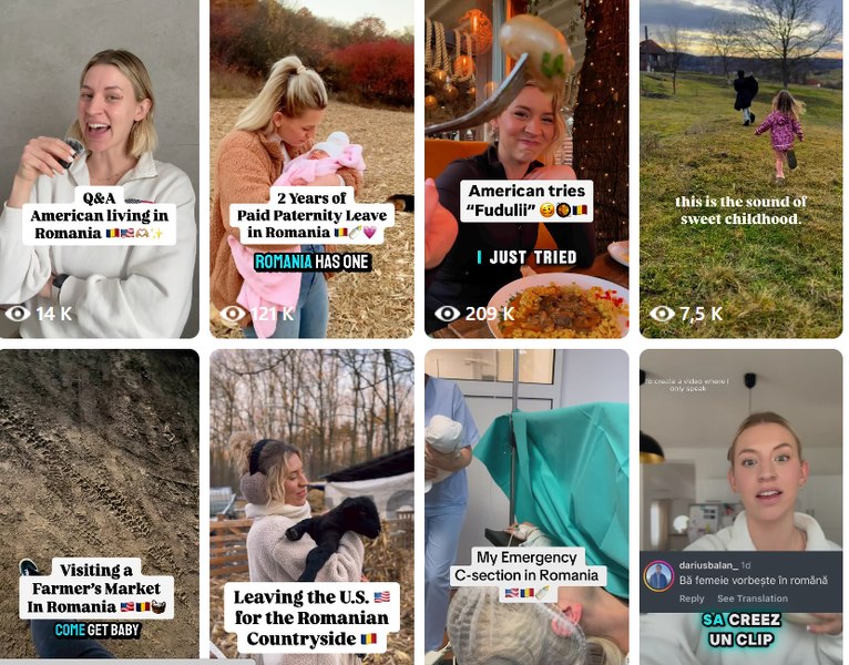 Američanka Heleana Țiburca se je preselila v romunsko vas in tam našla idealen kraj za vzgojo otrok