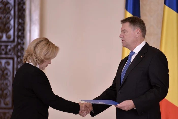 Carmen Dan şi Klaus Iohannis