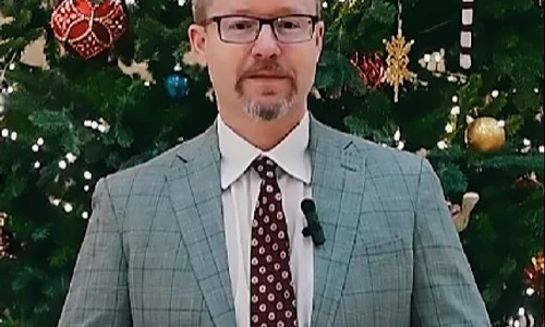 Michael Dickerson, mesaj de Craciun Captura video jpg