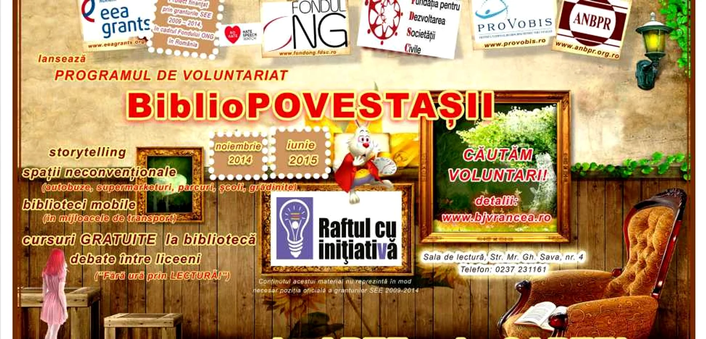 Proiectul de voluntariat va începe în noiembrie